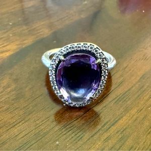 Pandora Glamorous Legacy Amethyst Ring